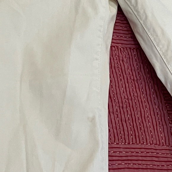 GAP Cream / soft yellow Wide Leg high rise stride ankle Pants - Picture 6 of 16